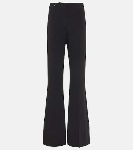 【Jacquemus】 Le Pantalon Titolo high-riseワイドレッグパンツ Le Pantalon Titolo high-rise wide-leg pants in green
