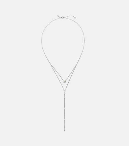 Inner Fire 18kt white gold necklace with diamonds