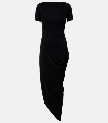 black jersey dress sleeveless Ladies Collared Contrast Work Pencil Dress main image 0