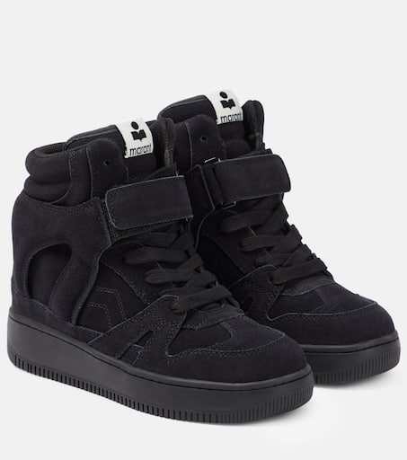 Black suede high tops on sale
