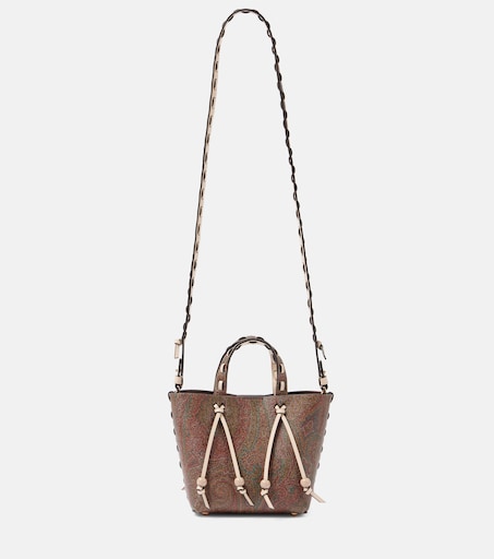 Etro bag ワンショルダー shoulder leather 希少品✨️ ETRO Small Vela Shoulder Bag | Blue | FARFETCH