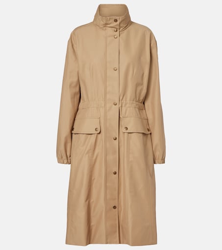 Rhododendron technical cotton-blend parka in beige - Moncler