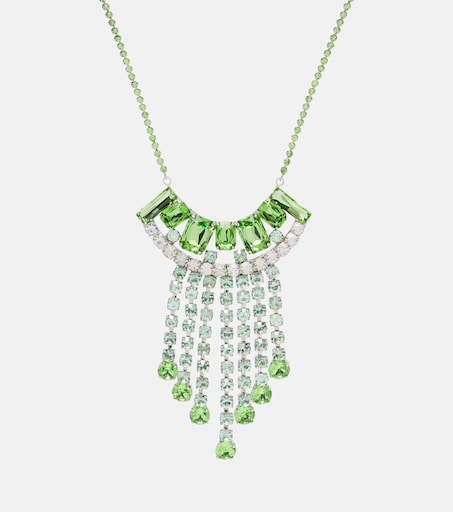 Embellished necklace in green - Dries Van Noten | Mytheresa