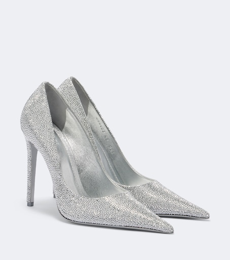Donna embellished metallic leather pumps, image 2 of 2