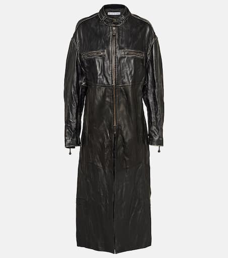 トレンチコート Acne Studios SS25 VINTAGE TRENCH ECO LEATHER (A90646 900) Acne Studios - Coat in Black – Stoy