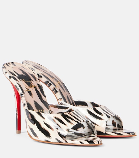 Miss Z 100 patent leather mules