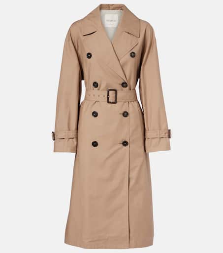 人気！【Max Mara】Otello trench coat コットン ブレンド 9021055406004-e-otello.jpg