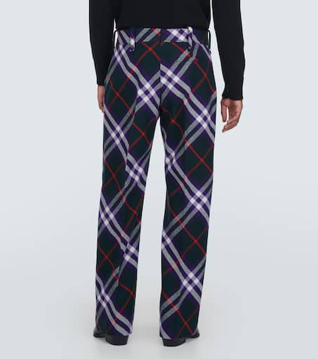 Burberry wool pants hot sale