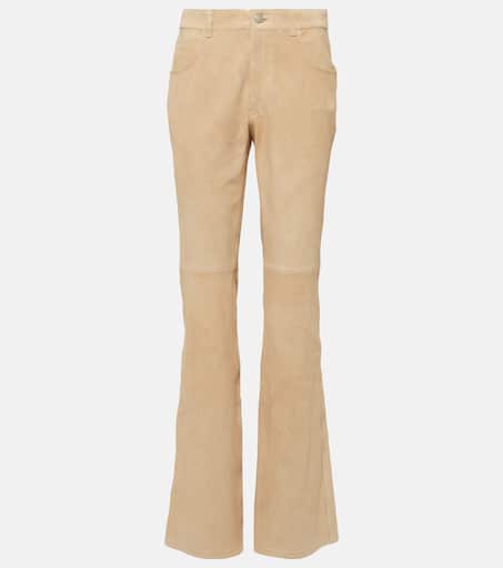 ボトムスその他 Chloe Beige asymmetrical wool trousers Chloé Beige asymmetrical wool trousers | TheDoubleF