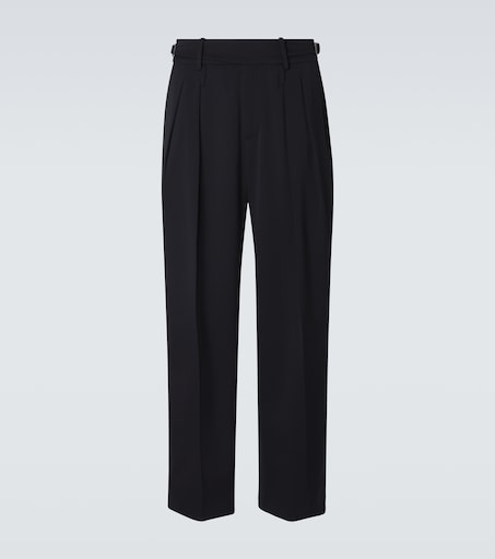 Dolce & Gabbana Virgin wool gabardine wide-leg pants