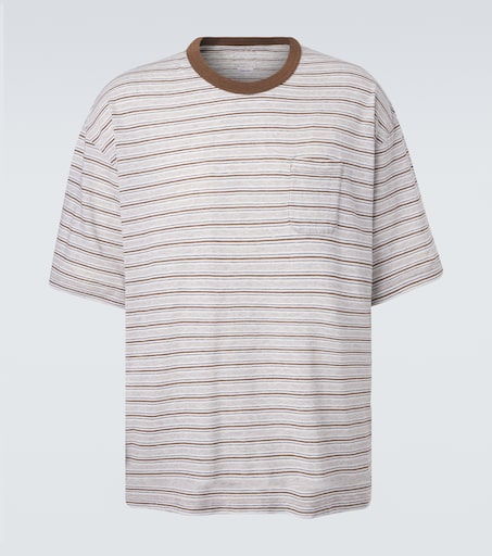 Mondo Border wool and cotton T-shirt in grey - Visvim | Mytheresa