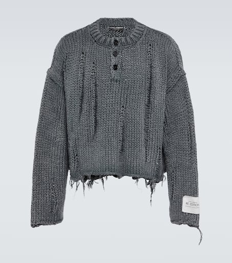 【関税&送料込】Dolce & Gabbana Sweaters Grey DOLCE & GABBANA RUNWAY DG Family Love Royal Sweatshirt