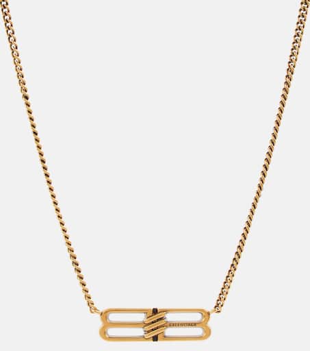 アクセサリーその他 Balenciaga Nano necklace in gold brass Nano Thin Necklace in Gold | Balenciaga US