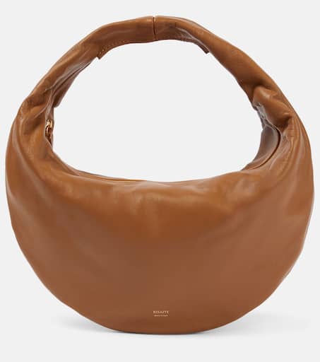 【送料&関税込】Khaite Olivia Hobo Medium Shoulder Bag Medium Olivia Hobo in Black Pebbled Leather – KHAITE
