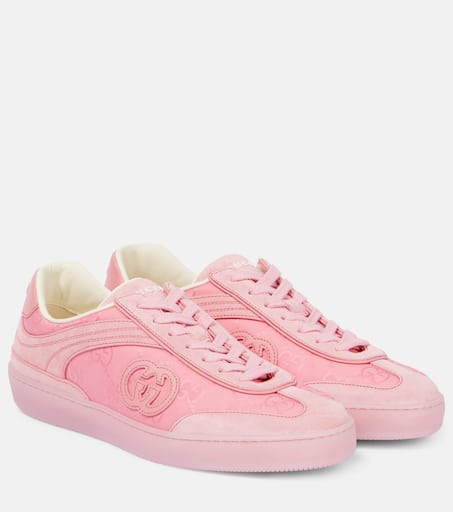 GUCCI パンツ/ PINK SUEDE グッチ GUCCI スラックスパンツ ピンク コットン メンズ パンツ