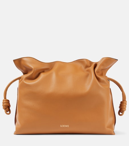 Loewe Flamenco Large leather clutch
