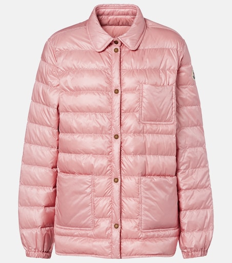 Fouine down jacket in pink - Moncler | Mytheresa