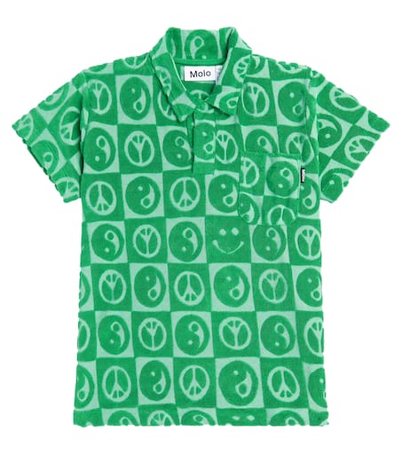 Molo Randel terry-cloth shirt - Green