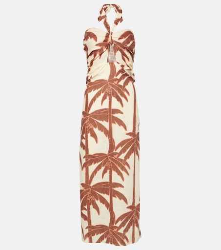 Johanna Ortiz - Water Adventure printed linen maxi dress