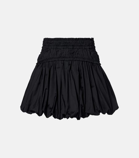 Nicolette cotton miniskirt in black - Ulla Johnson | Mytheresa