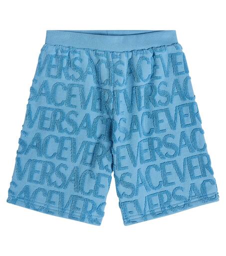 【関税&送料込】Versace Light-Blue Cotton Shorts P00824413.jpg