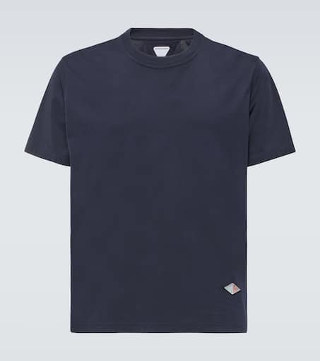 Tシャツ・カットソー BOTTEGA VENETA Powder Blue Cotton T-Shirt P00935072.jpg