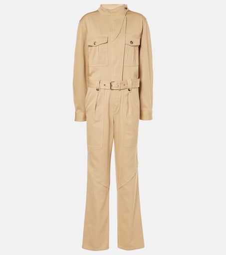 Jelica cotton twill jumpsuit in beige - Isabel Marant