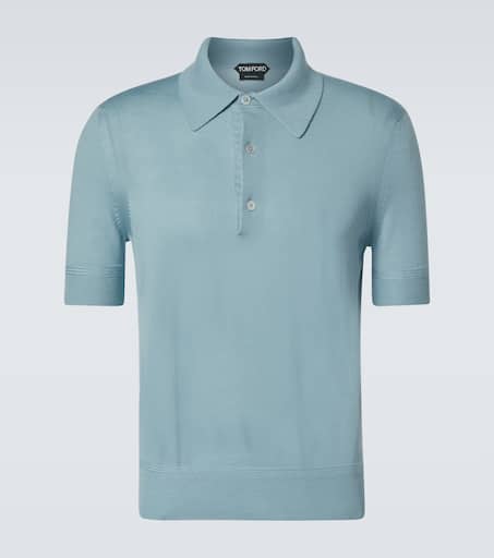 ポロシャツ TOM FORD Men Polo shirt Ivory KPS019YMC026S25 XAWAW TOM FORD polo shirt white | BRAUN Hamburg