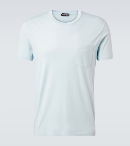 Tom Ford Cotton and silk jersey T-shirt