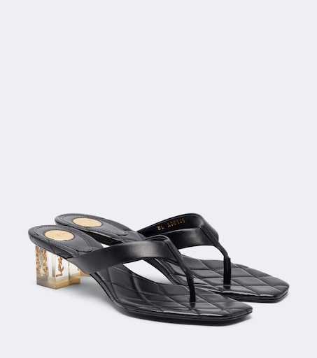 Sip Cassandre leather thong sandals