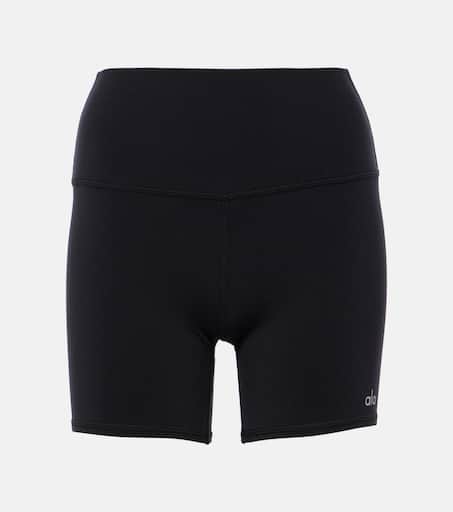 Airbrush high-rise biker shorts in black - Alo Yoga | Mytheresa