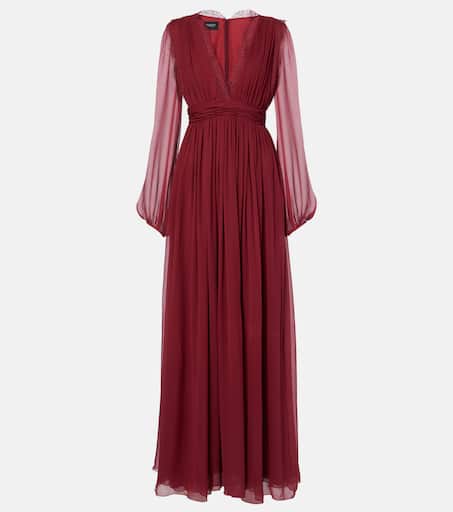 GiAMBATTiSTA VALLi 23FWPVCA315712DOU9999 関税送料込 GIAMBATTISTA VALLI Gathered floral-print silk-chiffon gown