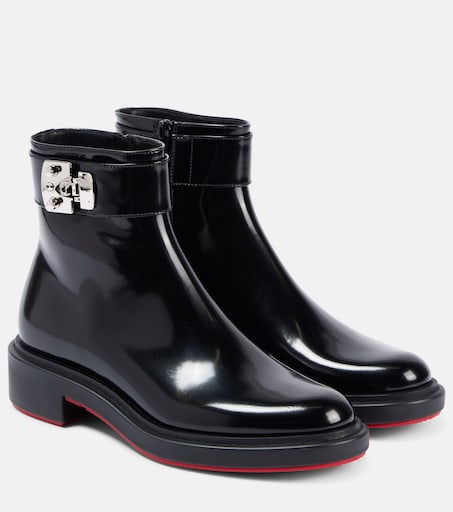 Louboutin bottines Urban Booty Lock en cuir