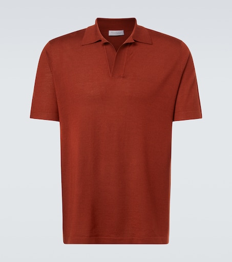 Gabriela Hearst Cashmere and silk polo shirt