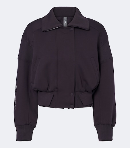 Cotton-blend jacket in purple - Adidas By Stella Mc Cartney