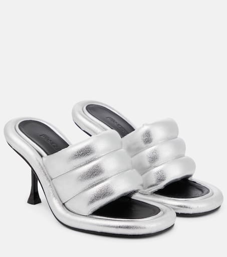 【関税込み】JW Anderson ベージュ Bumper Tube ローファー Bumper Tube embellished leather sandals in beige - JW