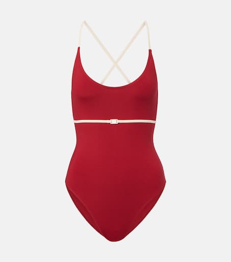 ビキニ ERES Women Swimsuit 012527 NOIRLUREX Black Scintillant Bustier one-piece Noir Lurex | ERES