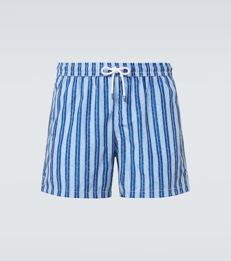 Madeira striped swim trunks in blue - Fedeli | Mytheresa