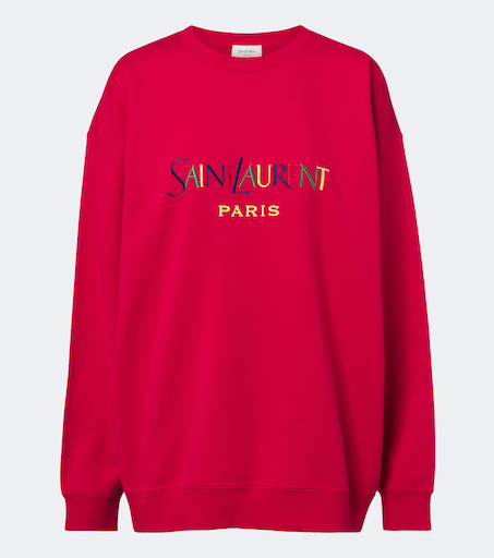 Logo cotton jersey sweatshirt