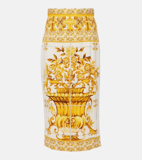 【関税&送料込】Dolce & Gabbana Maiolica Silk Pencil Skirt P00949976.jpg