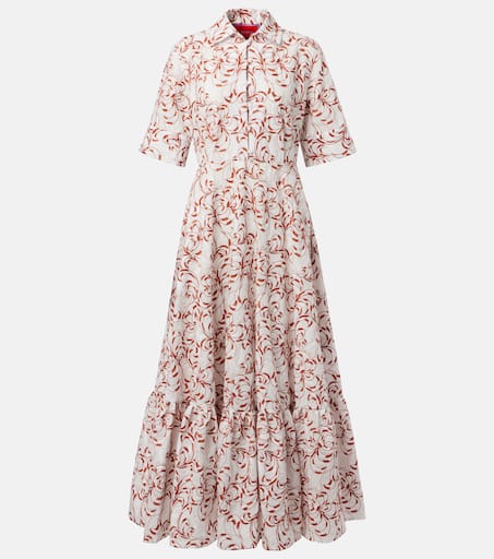 San Pietro printed shirt dress in multicoloured - La Double