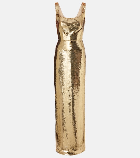 gold velvet midi dress Mint Velvet Yellow Crinkle Drop Waist Midi Dress | Size 04 | Yellow