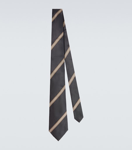 Brunello Cucinelli Striped silk tie