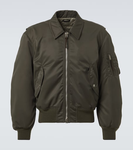 Tom Ford Satin bomber jacket