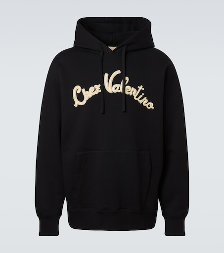 Valentino Chez Valentino cotton jersey hoodie