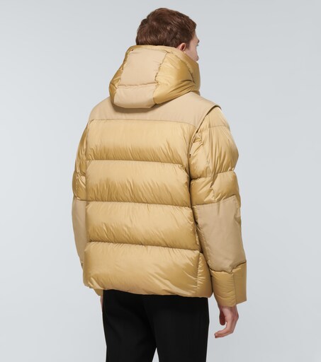 burberry hooded down jacket men's beige