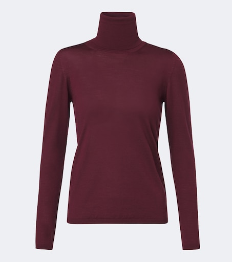 Virgin wool turtleneck sweater, image 2 of 2