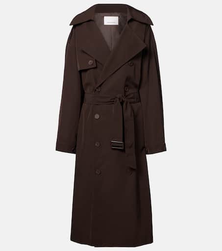 Mavis oversized trench coat in brown - The Frankie Shop | Mytheresa
