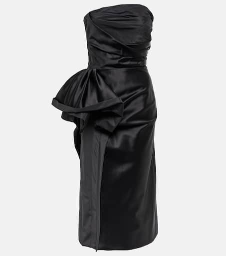 【関税＆送料込み】Maison Margiela Dresses Draped silk and cotton dress in black - Maison Margiela