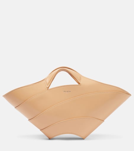 【ALAIA】 ☆送料関税込み☆ Khaima Medium Leather Toteバッグ Alaïa Khaima Medium Leather Tote Bag in Brown | endource